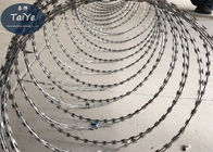 মিলিটারি ফিল্ড সিলভার রেজার ব্লেড তারের বেড়া 450 মিমি 500 মিমি বাইরের ব্যাস